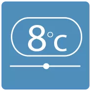8 °C постоянна температура